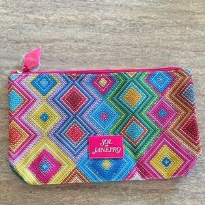 Sol de Janeiro Vibrant Geometric Cosmetic Bag